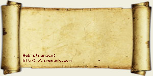 Anđela Džakula vizit kartica